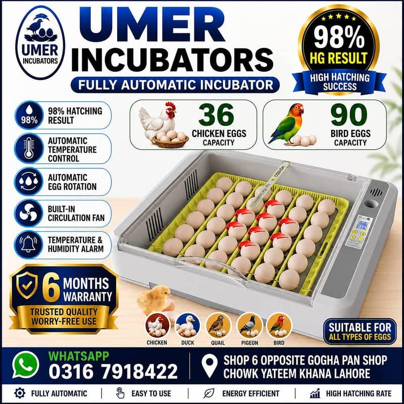 Automatic Egg Incubator | Egg Hatching Machine | Incubator | Brooder 5