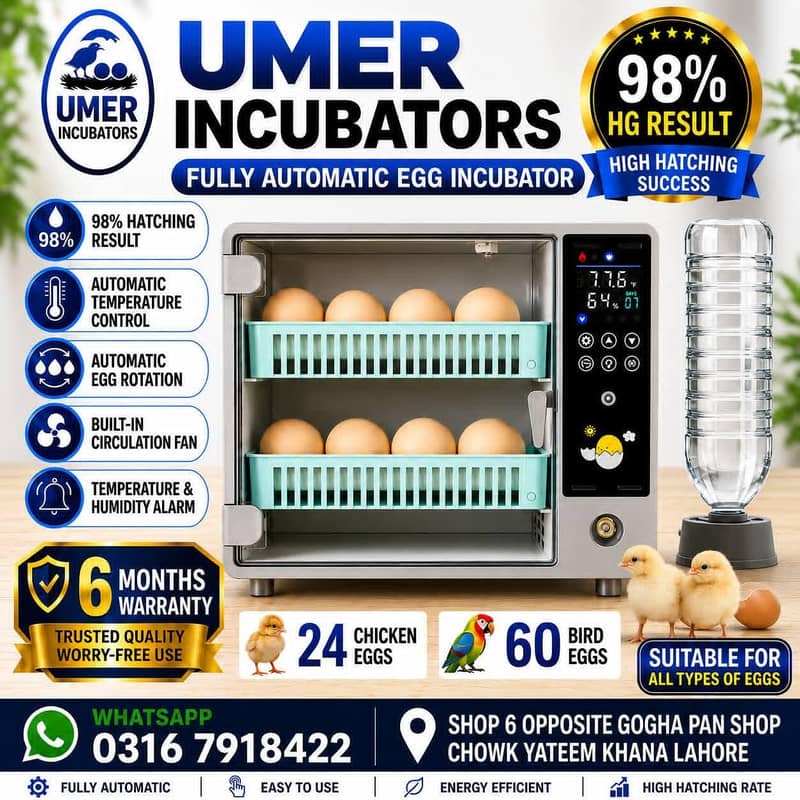 Automatic Egg Incubator | Egg Hatching Machine | Incubator | Brooder 6