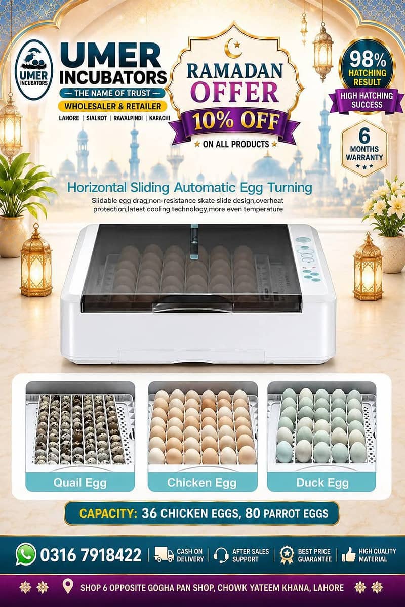 Automatic Egg Incubator | Egg Hatching Machine | Incubator | Brooder 9