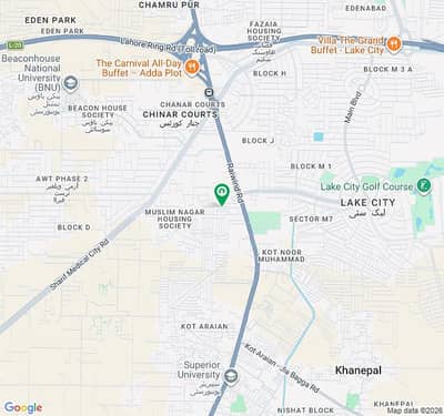 Ideal Location 3 Marla Plot For Sale In Al-Qawi Town (Facing Mosque, Near Park & Market)