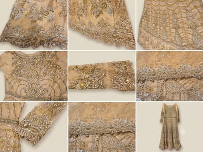 Fully Embellished Preloved. Golden Maxi