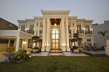 D H A Lahore 2 Kanal Fasial Rasool Design House Fully Furnished with Swimming Pool & Cinema - Full Basement with 100% original pics available for Rent