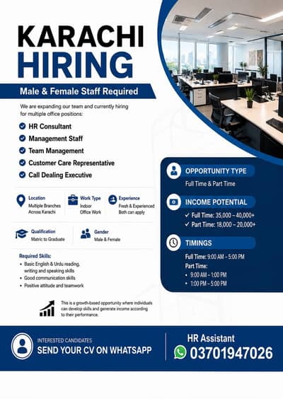 Limited Slots Available I Interested Candidates apply now
