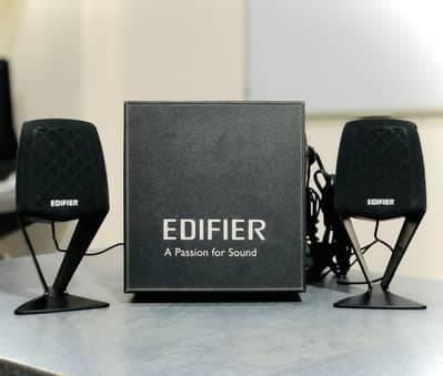 Edifier X120 2.1 Channel Speaker System with Wooden Subwoofer