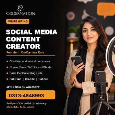Social Media Content Creator Required