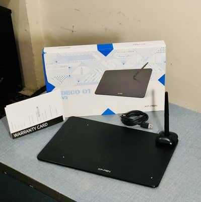 XP-PEN Deco 01 V2 Graphics Drawing Tablet 10x6.25 Inch