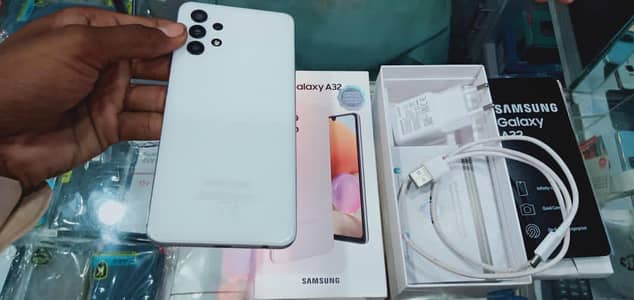 Samsung Mobile A32 6128 GB memory PTA approved 0337.8153. 602