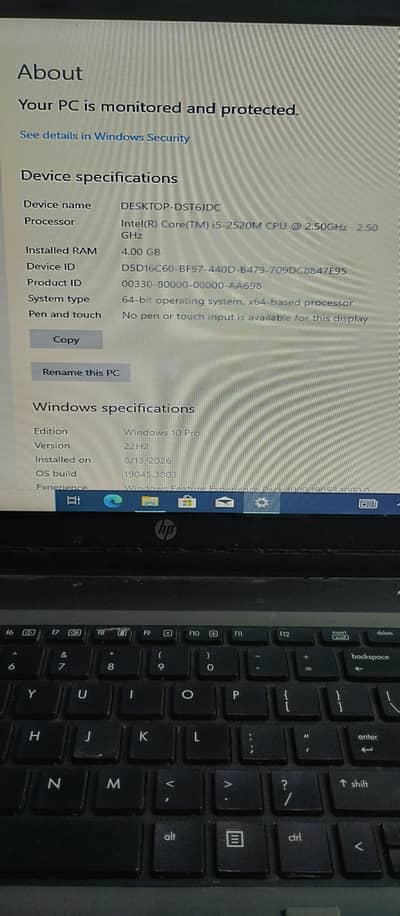 HP Pro book 6560b