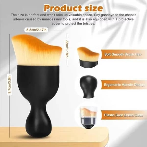 Car Interior Detail Brush Cleaning Maintenance Car Air Conditioner Air Vent Dust Soft Bristle Brush Car Cleaning Care Brush