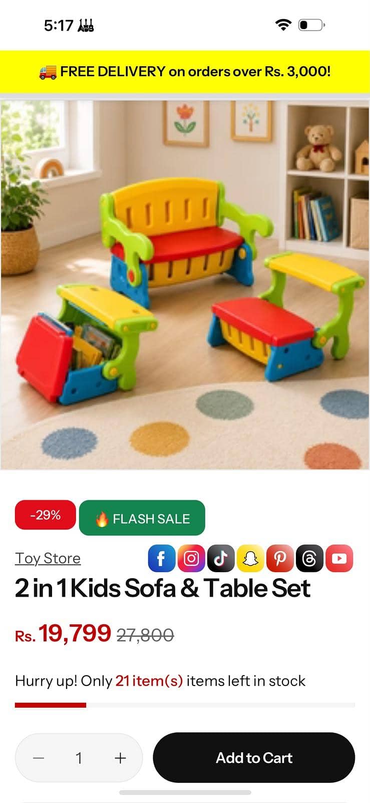 kids bench + study table + dining table 2