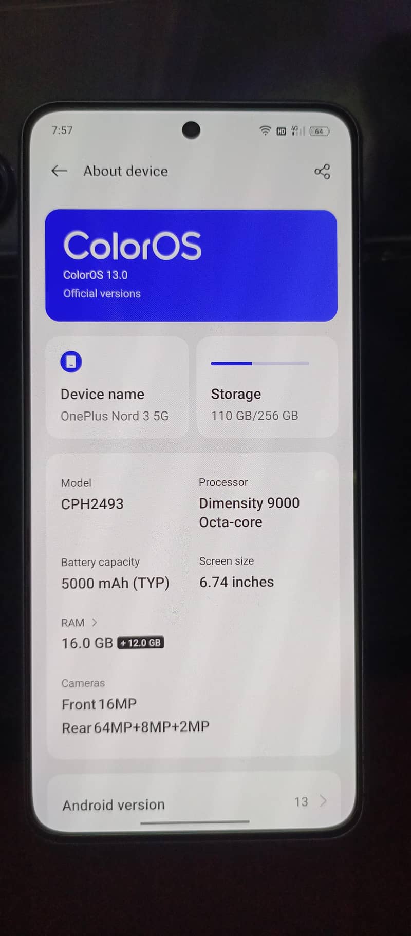 oneplus ace 2v 2
