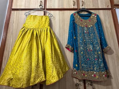 branded mehndi dress