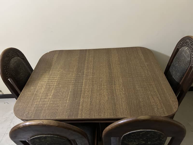 Dinning table (شیشم) 5