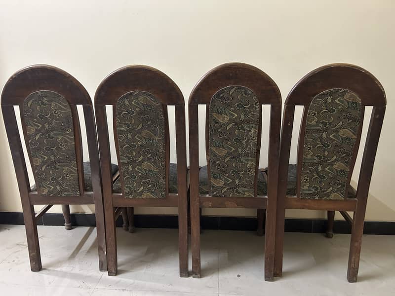 Dinning table (شیشم) 6
