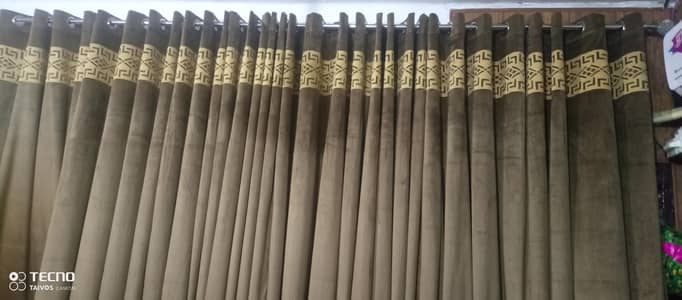 velvet curtain imported