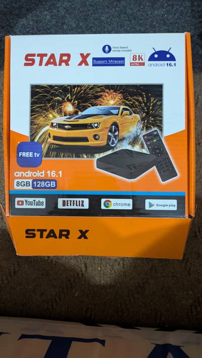 Star X. Android TV Box.