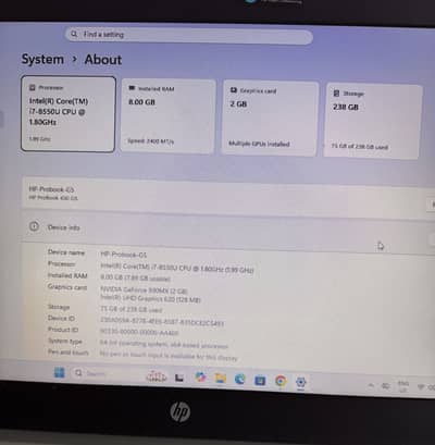 HP Probook 450 G5