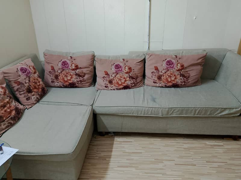 L shaped sofa 1