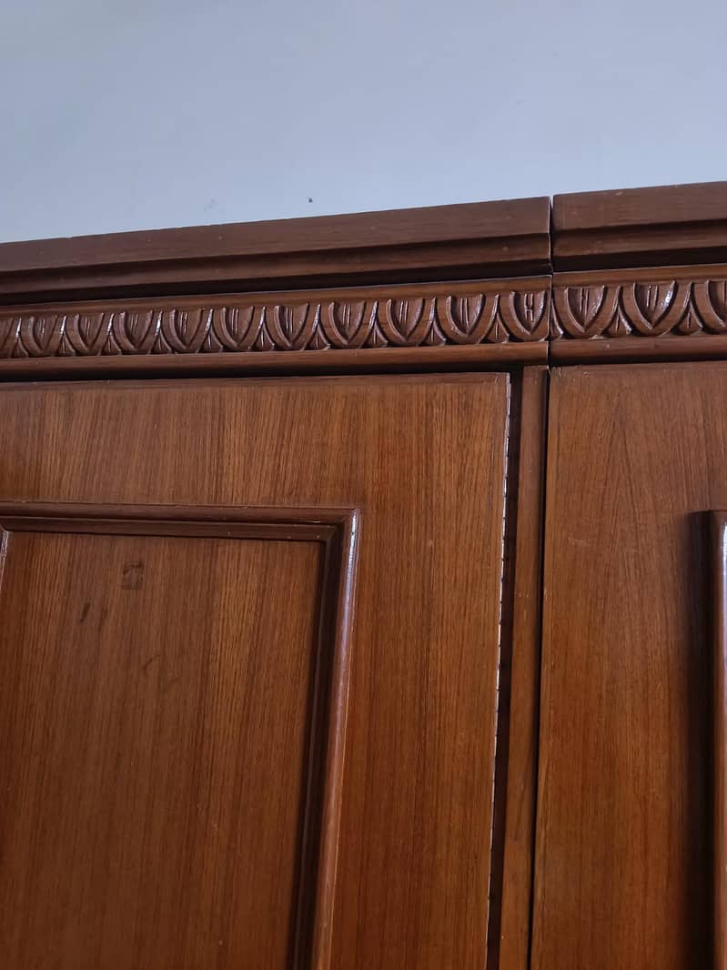 solid wood bed set 1