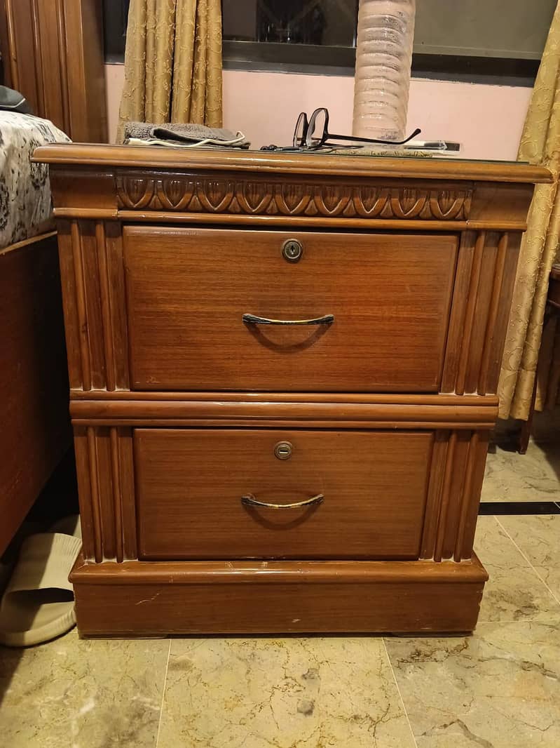 solid wood bed set 4
