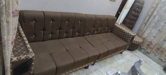 Sofa beds with two chairs