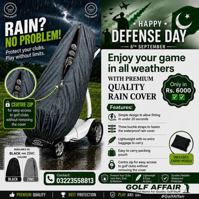 Golf Bag Rain Cover