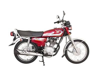 honda 125 red color 2015