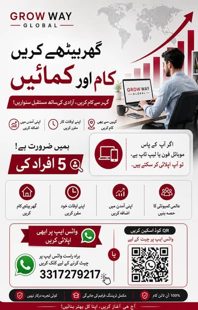 Male and female staff required | office or home based | jobs
