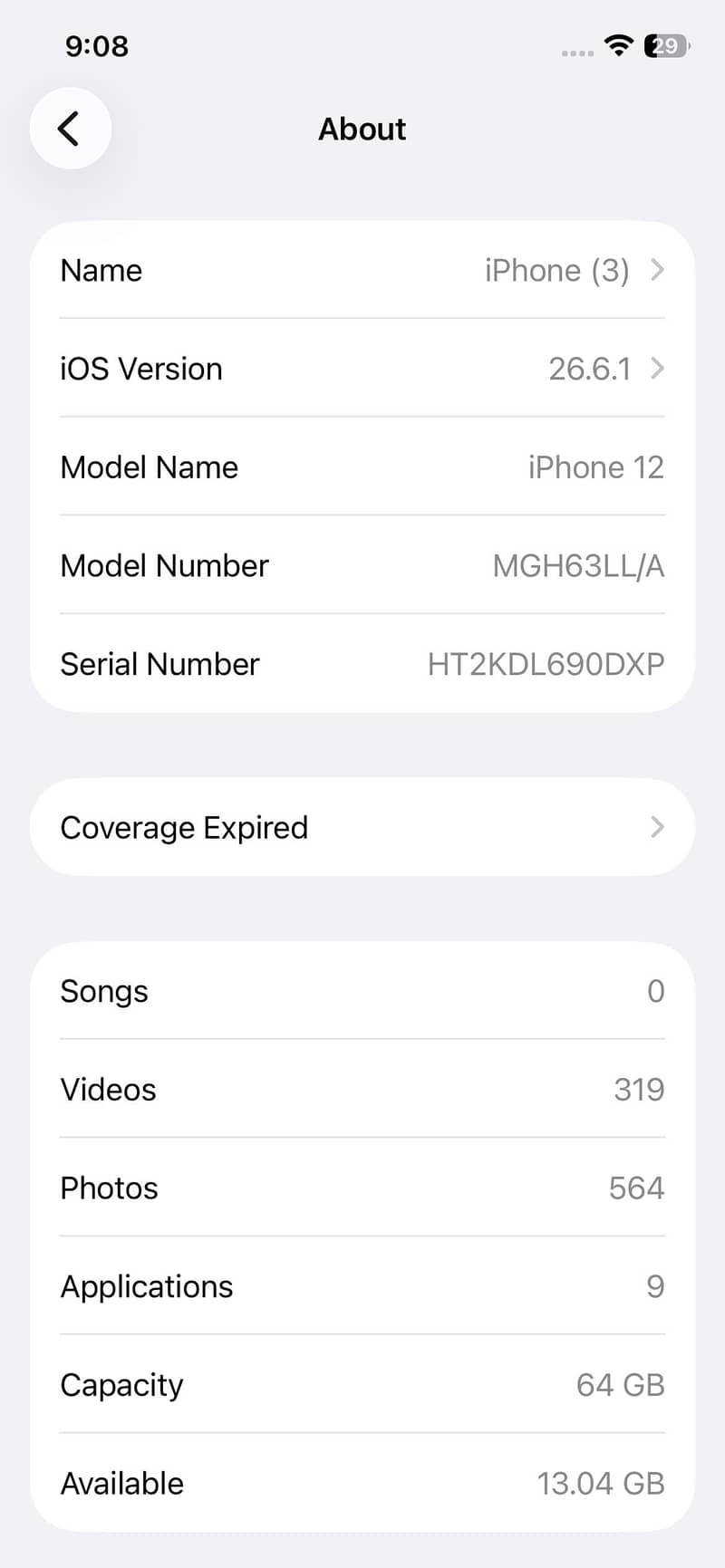 Apple iPhone 12 11