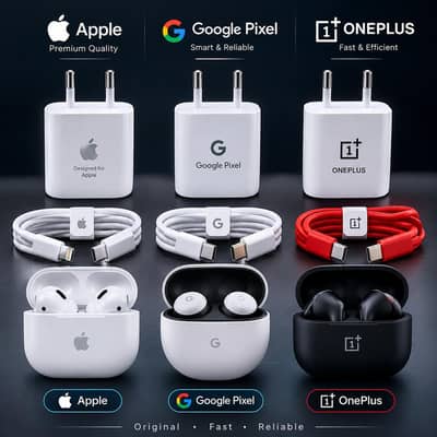 Apple, OnePlus, Google, Chargers earbuds