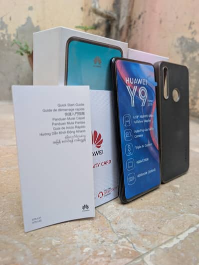 Huawei Y9 Prime 4GB /128GB with box popup not working