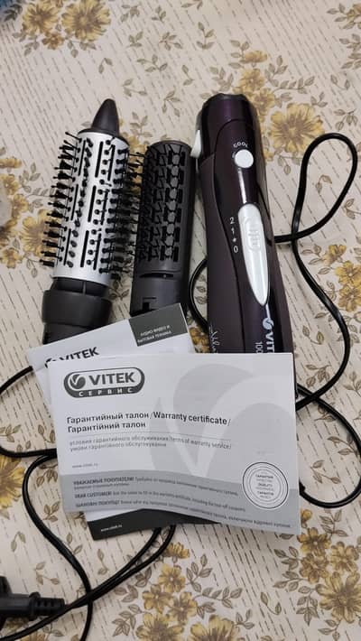 vitex Blow dryer and roller & strightner brush