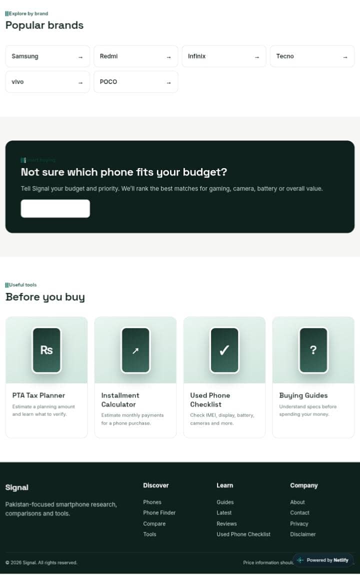 ready made mobile website 1