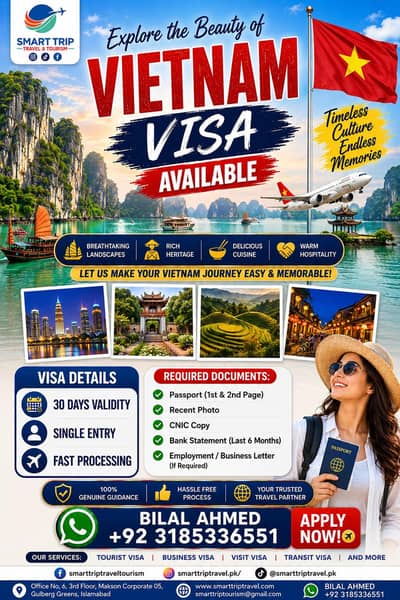  Vietnam 30 Days Visit Visa – Tourist Visa Assistance