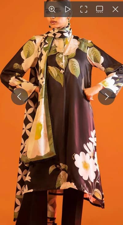Sana safinaz printed silk 2 pc
