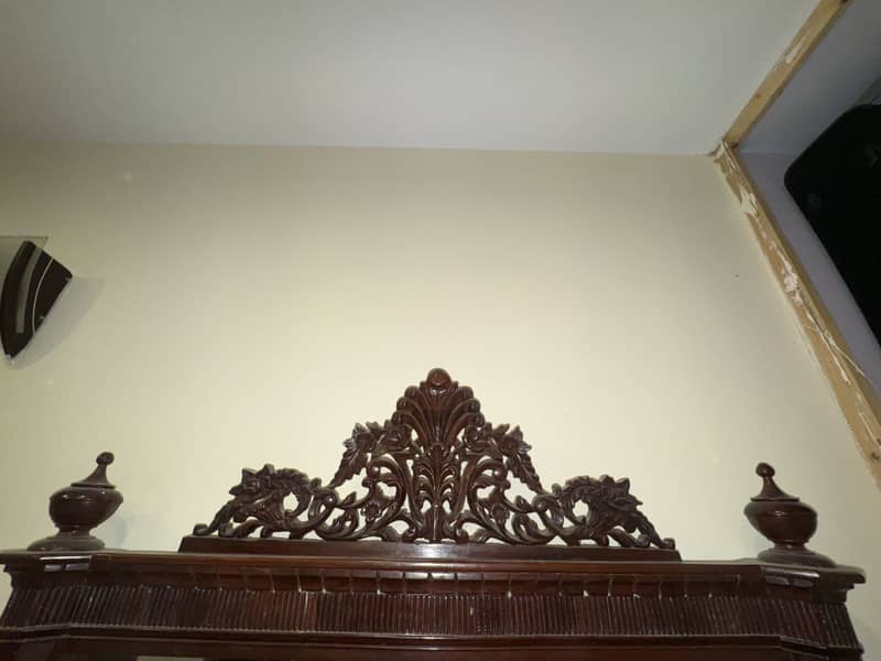 Chinioti Wooden King Size Bed Set 1