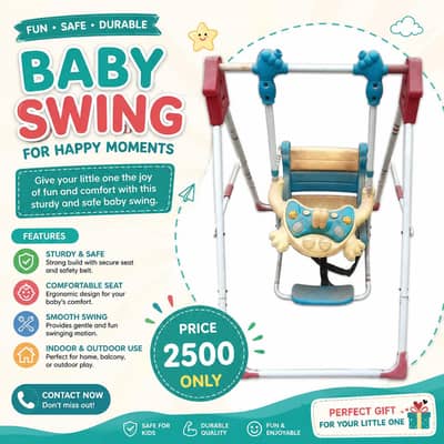 Baby Swing for Kids – Safe & Comfortable