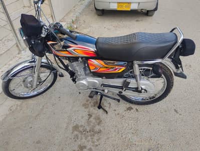 125 honda pujab number urgent sale