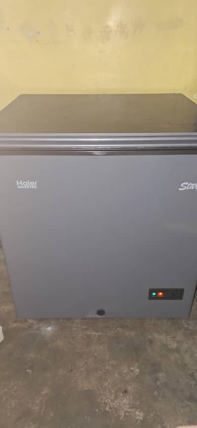 Haier HDF-245IG Inverter Grey Deep Freezer