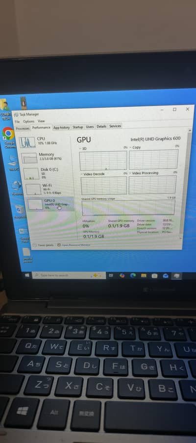 Dynabook toshiba  laptop 64db ssd 4Gb Ram