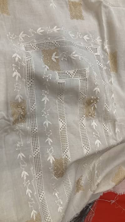 3 piece suit with embroidery