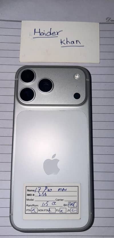 IPHONE 17 PRO MAX JV (256)