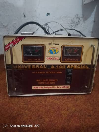 Universal A-100 Special Voltage Stablizer