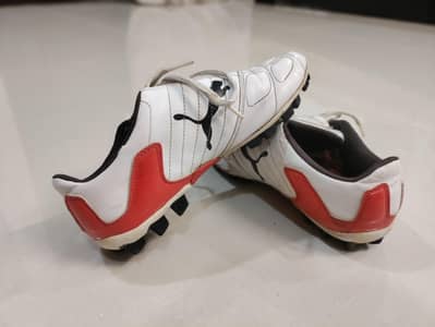 Puma V Konstrukt II GCI White/Red FG Football Boots