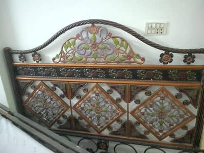 iron bed
