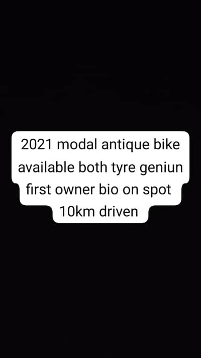 Honda Cg 125 2021 genuine tyre's