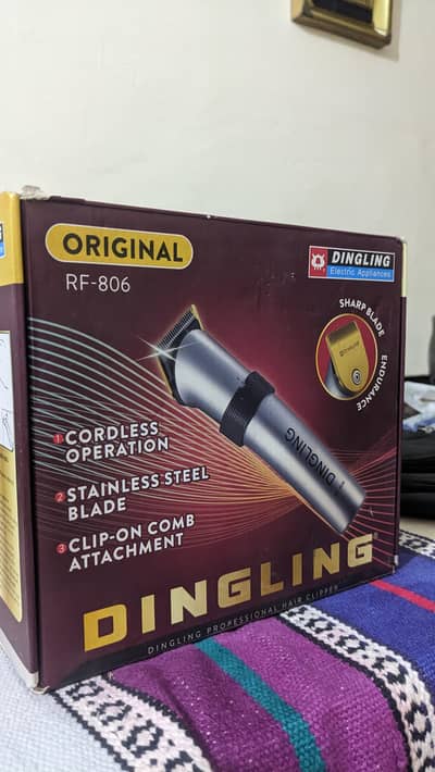 Dingling RF-806 Original Cordless Hair Clipper