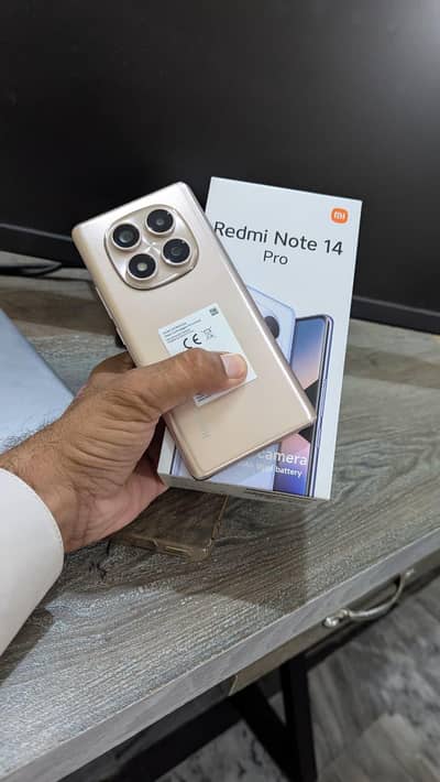 Redmi Note 14 pro Golden 8/256 with box