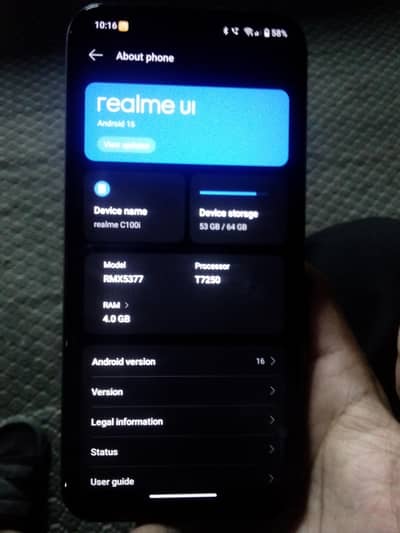 realme c100i 4/64