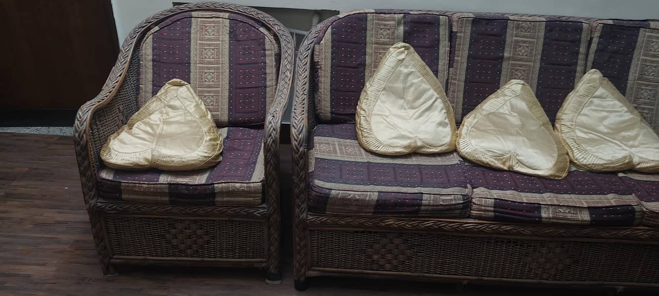 Cane sofa complete sofa set 1
